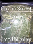 Organic Soursop Leaves(Dried-50pcs)